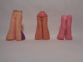 Mattel Polly Pocket Lot of 3 Replacement Pink Pants for 3 1/2&quot; Dolls - £1.05 GBP