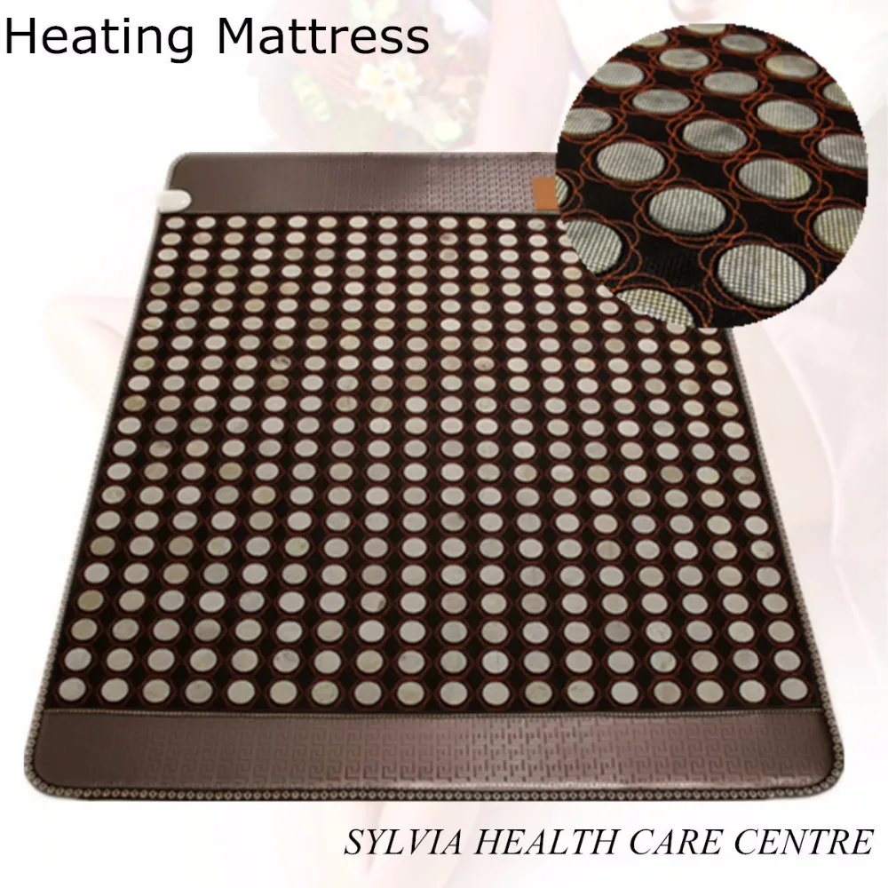 NEW Natural tourmaline mat beauty mattress jade health care pad heating pad heat - £612.51 GBP+