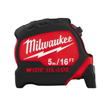 Milwaukee 48-22-0217 5m/16-Ft Wide Blade Impact Resistant Tape Measure - £37.41 GBP