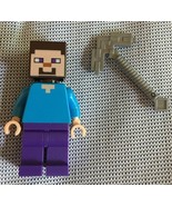 Lego Minecraft Steve Minifigure - MIN009 - New - €4,95 EUR