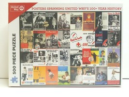 Posters Spanning United Way 100 Year History 500 Pc Puzzle Eastman Roche... - $25.73