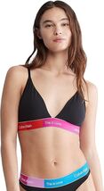 Calvin Klein Women&#39;s This is Love Lightly Lined Triangle Bra Medium Black - €25,26 EUR