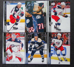 2020-21 Upper Deck Columbus Blue Jackets Series 1 Base Team Set 6 Hockey Cards - £4.69 GBP