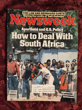 NEWSWEEK magazine March 11 1985 Aparetheid South Africa George Stubbs - £11.32 GBP