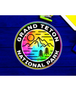 Grand Teton National Park Vinyl Decal Sticker  3&quot; To 5&quot; Indoor Outdoor W... - £4.15 GBP