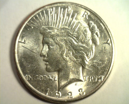 1923-S Peace Silver Dollar Nice Uncirculated Nice Unc. Original Coin Bobs Coins - £78.33 GBP