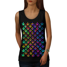 Rasta Psychedelic Weed Tee Acid Trip Women Tank Top - £10.34 GBP