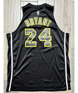 Kobe Bryant #24 Los Angeles Lakers Basketball Jersey adidas Black - Size... - $98.99