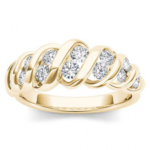Authenticity Guarantee 
14K Yellow Gold 3/4ct TDW Anniversary Band - £802.35 GBP