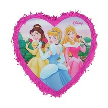 Disney Fairytale Princess Heart Pull String Pop Out Pinata Party Supplies New - £28.02 GBP