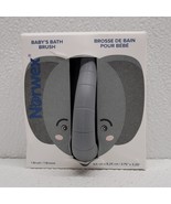 Norwex Baby Bath Brush Gray Elephant Trunk Silicone Bristles - $22.90 CAD