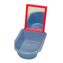 Deep Oval Bird Bath with Upright Mirror - €15,08 EUR
