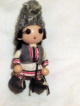 Vintage costume doll, classic European folklore costumes 6&quot; - £4.69 GBP