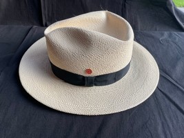 MAYSER Panama Hat size 58 travellar Man Brisa Menton Summer Water Repellent uv40 - £146.62 GBP