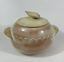 Vintage Frankoma Covered Bean Pot With Lid Casserole Dish Prairie Green 24G EUC - £19.77 GBP