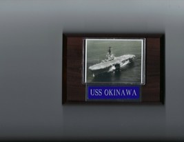 USS OKINAWA PLAQUE LPH-3 NAVY US USA MILITARY AMPHIBIOUS ASSAULT SHIP - $3.95