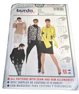 Burda 8299 sewing pattern, womens jacket and scarf, size 10-22 - $12.17 CAD