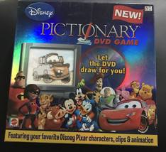 2007 Mattel, Inc,  Disney / Pixar Pictionary DVD Game - Complete Good Co... - $10.39
