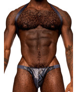 MALE POWER SNAKED SHOULDER SLING HARNESS THONG MENS LINGERIE UNDERWEAR CLUB - $38.02 CAD