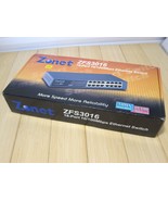 Zonet ZFS3016 16-Port 10-100 Auto-MDIX Ethernet Network Switch - £18.36 GBP
