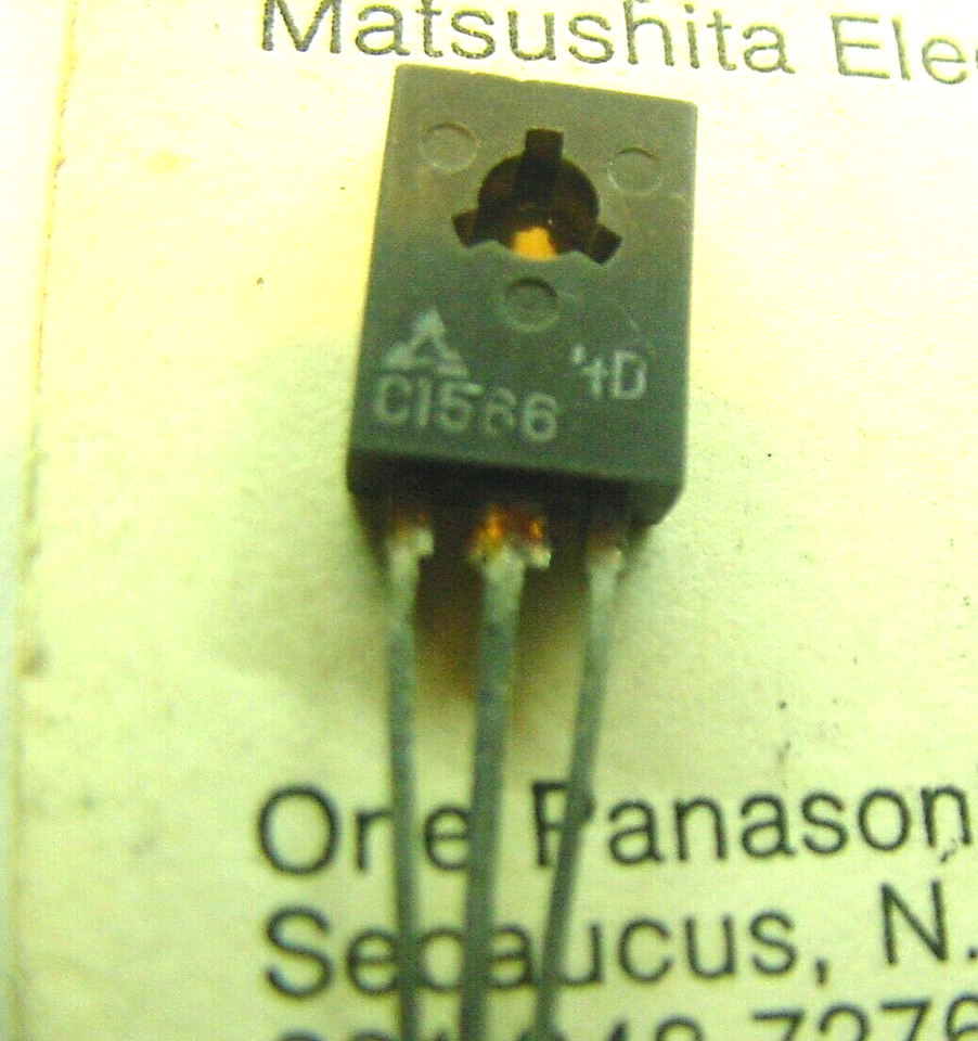 1-23 NOS Panasonic 2SC1568 TRANSISTOR NPN Si 18V 2A AF Amp - $9.65