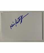 Kris Kristofferson (d. 2024) Autographed 4x6 Index Card - $48.02 CAD