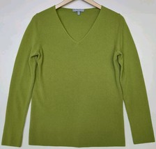 Neiman Marcus The Cashmere Collection Sweater Women&#39;s Size M 100% Cashmere Green - £17.72 GBP