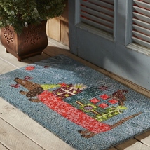 Christmas/Holiday Dachshund Dog Doormat - £47.19 GBP