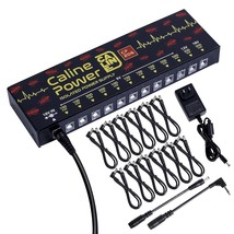 Caline Guitar Pedal Power Supply, True Isolated Pedalboard Power Supply with 12  - £73.17 GBP