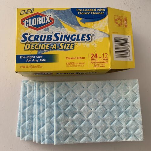 Clorox Scrub Singles Decide A Size Classic Clean Open Box 8 Large (16 Small) - $59.99