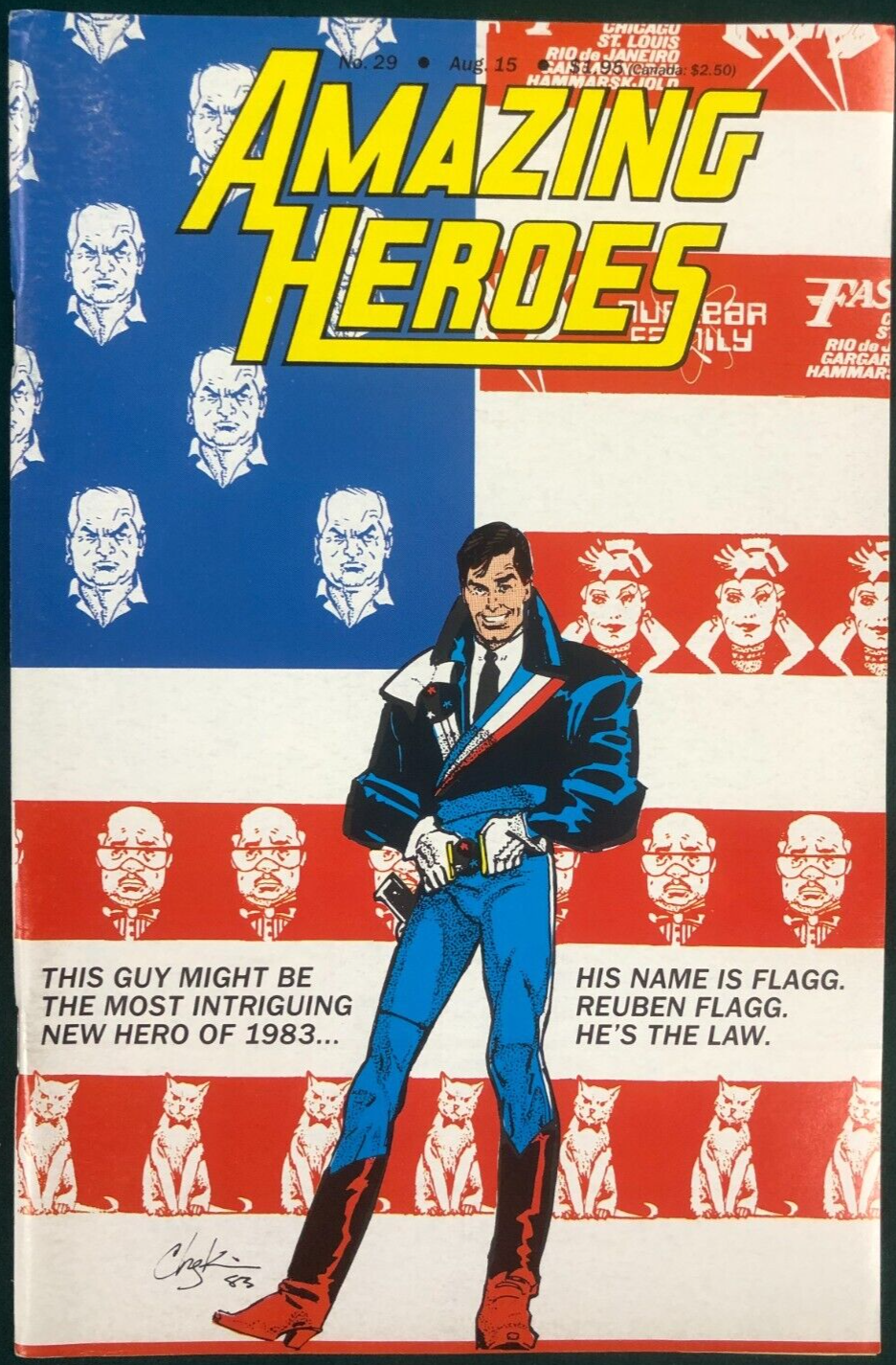 Primary image for AMAZING HEROES #29 (1983) Fantagraphics fanzine FINE-