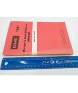 Vintage 1981 GMC Pickups Owners &amp; Drivers Manual NOS x-8100b - $51.60 CAD