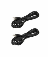 2 pack 6 ft Computer AC Power Cable 18 AWG foot Cord PSU Supply 3 prong - $146.16 MXN
