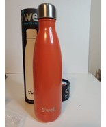 S'well Bottle 17 oz Swell Water Bottle Stainless Steel  NIB Retired Color Blaze - $39.99
