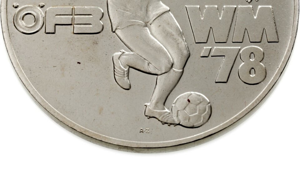 1978 World Cup Mens Football Argentina - Austria Silver Medal / Token-
show o... Item image 4