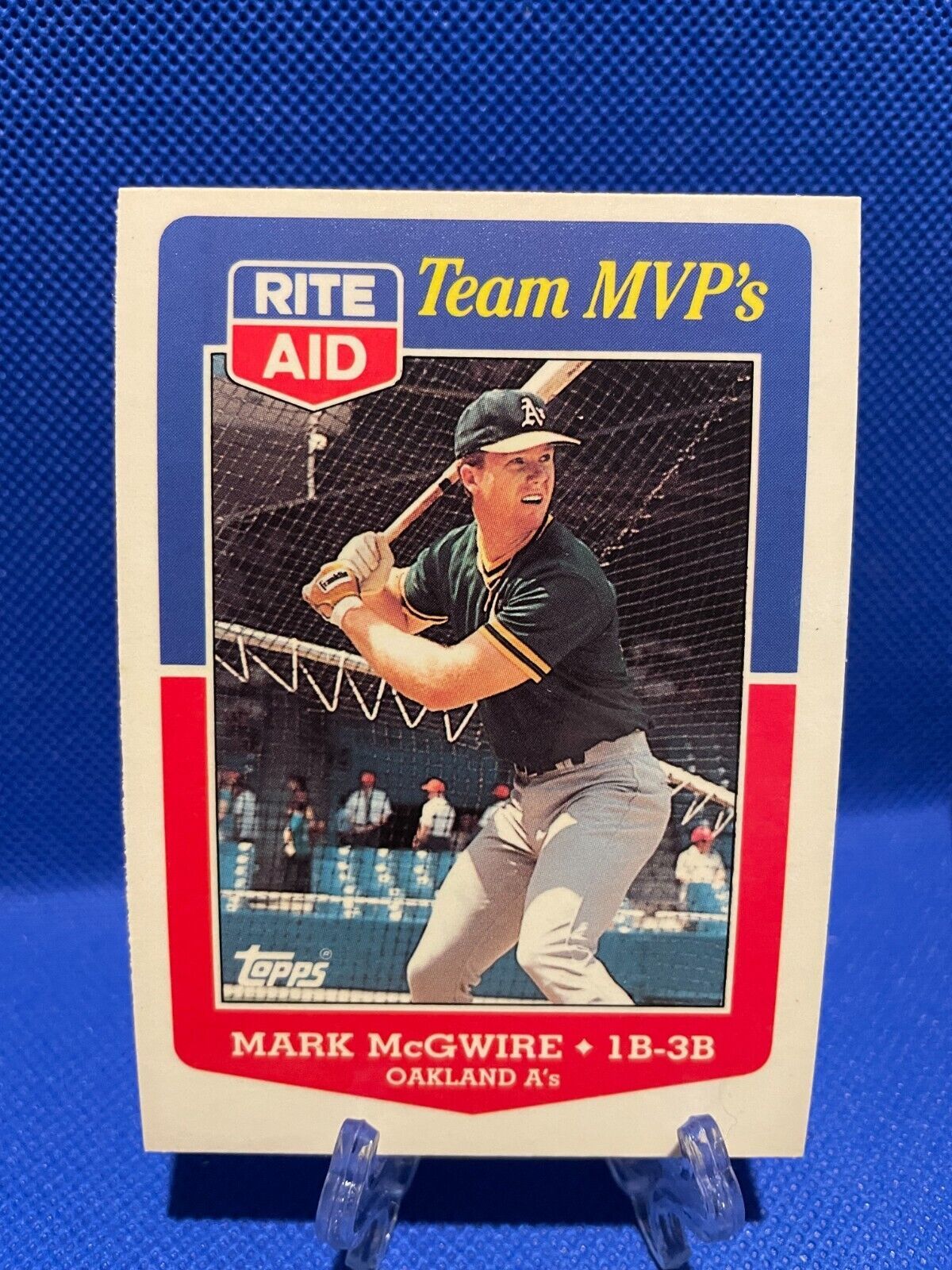 Primary image for Mark McGwire 1988 Topps Rite Aid Baseball Card #23 (NM)