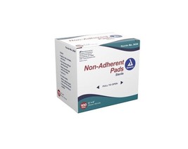 100 Pack Non-Adherent Pads Sterile Wound Dressing Pad 3x4 Non-Stick Firs... - $24.74