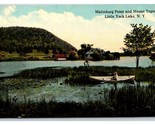 Malmburg Point Mount Topin Little York Lake New York NY UNP DB Postcard H26 - $4.90