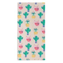 Mondxflaur Cactus Hand Towels Superfine Fiber Absorbent for Bathroom 14x29Inch - £10.41 GBP