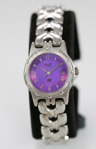 Relic Wet Watch Women Stainless Steel 50m Date Iridescent Purple Orange Quartz - £26.53 GBP