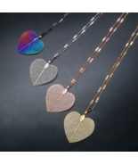 Natural Real Leaf Necklace - £11.11 GBP