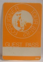 Foreigner - Vintage Original Concert Tour Cloth Backstage Pass ***Last One*** - £7.84 GBP