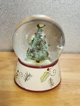 CHRISTMAS-Musical-SNOW GLOBE &quot;WE WISH YOU A MERRY CHRISTMAS&quot; - $15.24