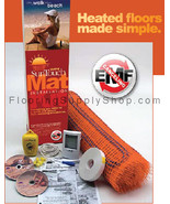SunTouch Electric Radiant Floor Heat Mats 45 sq ft Kit - 2ft Wide - $1,355.63 CAD