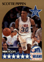  1990-91 Hoops #9 Scottie Pippen AS SP - Chicago Bulls Basketball Card {NM-MT} - £0.99 GBP