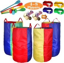 Ultimate Outdoor Games Set: Potato Sack Race, Egg Spoon Relay &amp; More for... - $74.20