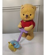 Fisher-Price Pop Along Baby Winnie the Pooh toy 2005 Plush walking Disne... - $711.83 MXN