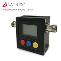 LATNEX PM-120W (SO239) VHF/UHF 125-525Mhz Power &amp; SWR Meter &amp; Frequency ... - £47.54 GBP