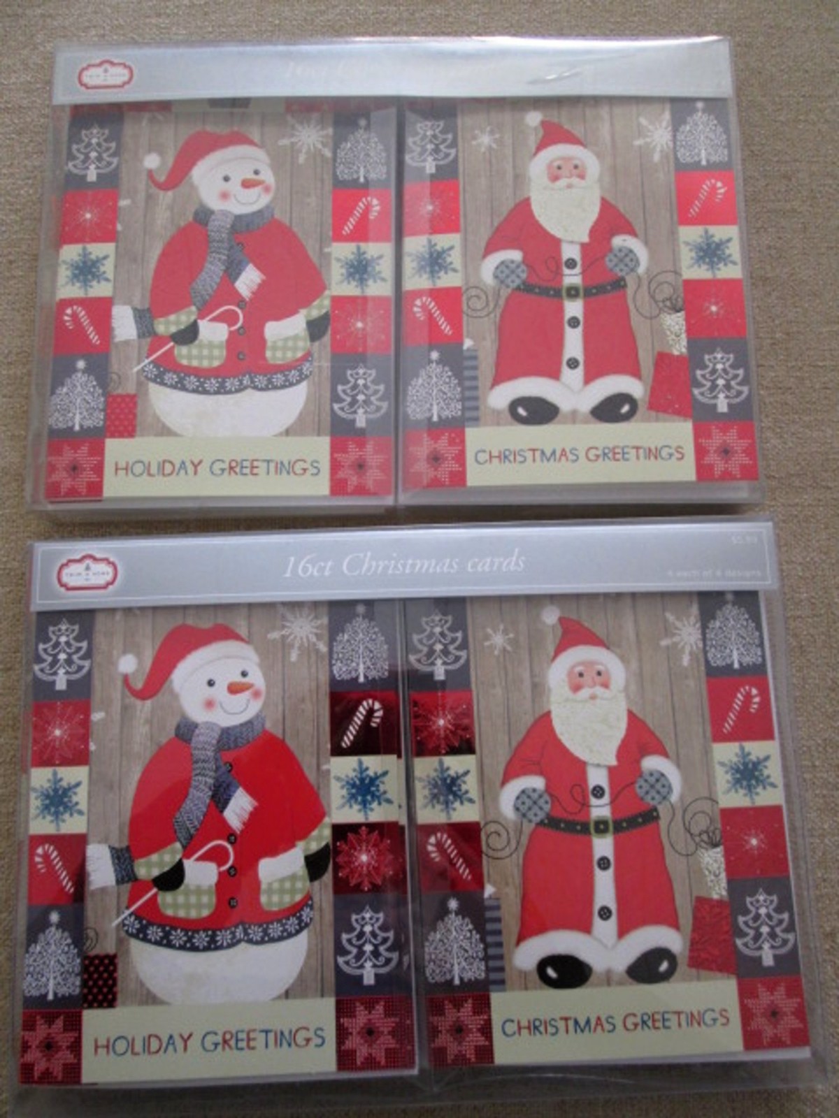 Lot of Two New Boxes of Trim A Home Christmas Cards See Entire Description - $10.95