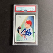 2010 Topps National Chicle #19 Jay Bruce Signed Card PSA Slabbed Auto Reds - £62.84 GBP